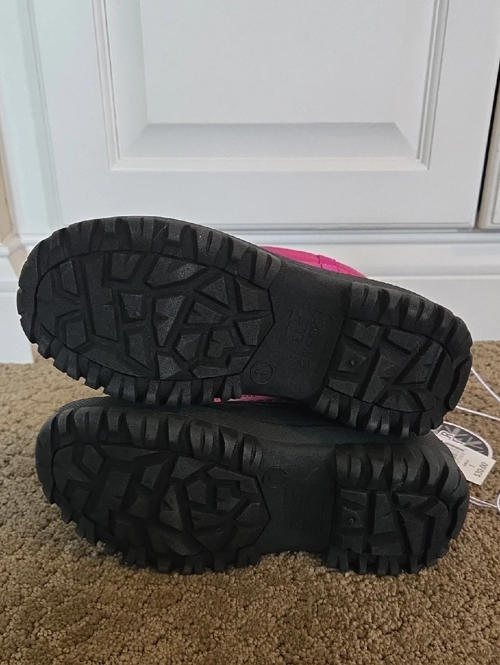 Girls Falls Creek Snowpack Fuchsia Winter Snow Boots Size 1 4 5 6 Pull On NWT